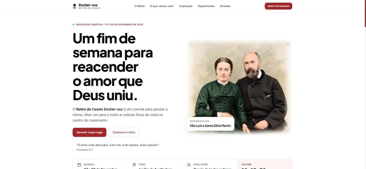 Tela do Enchei-vos (Web)