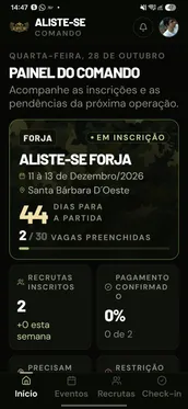 Aliste-se no celular