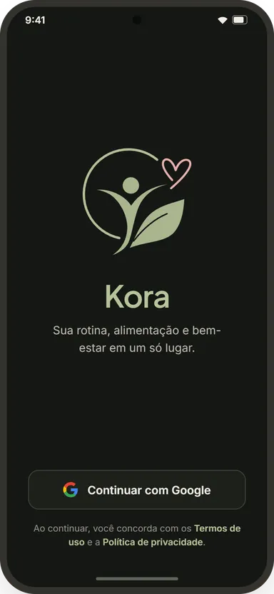 Aplicativo Android - Kora no celular